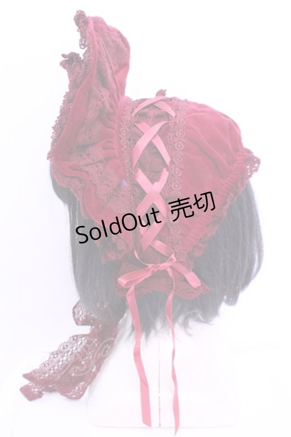 画像3: BABY,THE STARS SHINE BRIGHT / ジュエリアボンネット  えんじ O-25-12-25-1009-BA-AC-IG-OS (3)