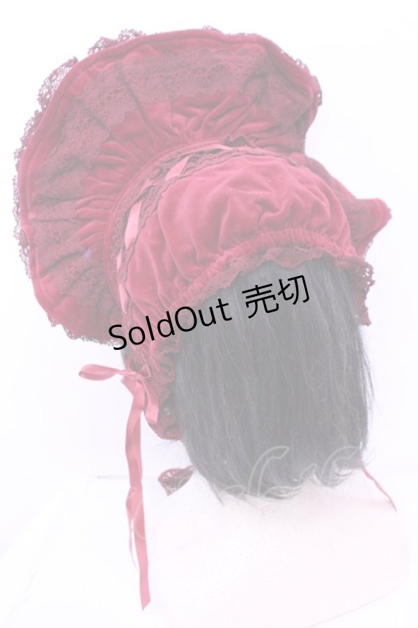 画像4: BABY,THE STARS SHINE BRIGHT / ジュエリアボンネット  えんじ O-25-12-25-1009-BA-AC-IG-OS (4)