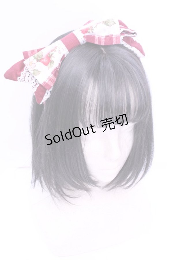 画像1: Innocent World / アンネッテカチューシャ  アカ O-25-12-25-1010-IW-AC-IG-OS (1)