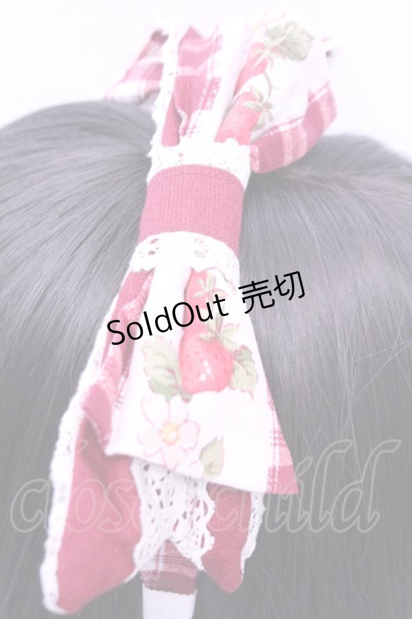 画像2: Innocent World / アンネッテカチューシャ  アカ O-25-12-25-1010-IW-AC-IG-OS (2)