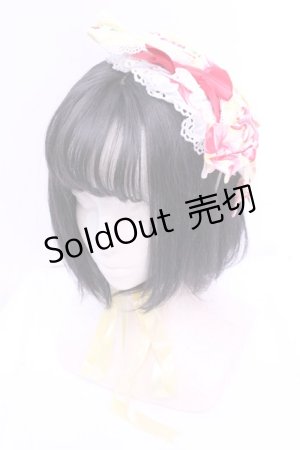 画像: Angelic Pretty / スウィートリボンストロベリーキャノティエ  イエロー O-25-12-25-1011-AP-AC-IG-ZT485-F003