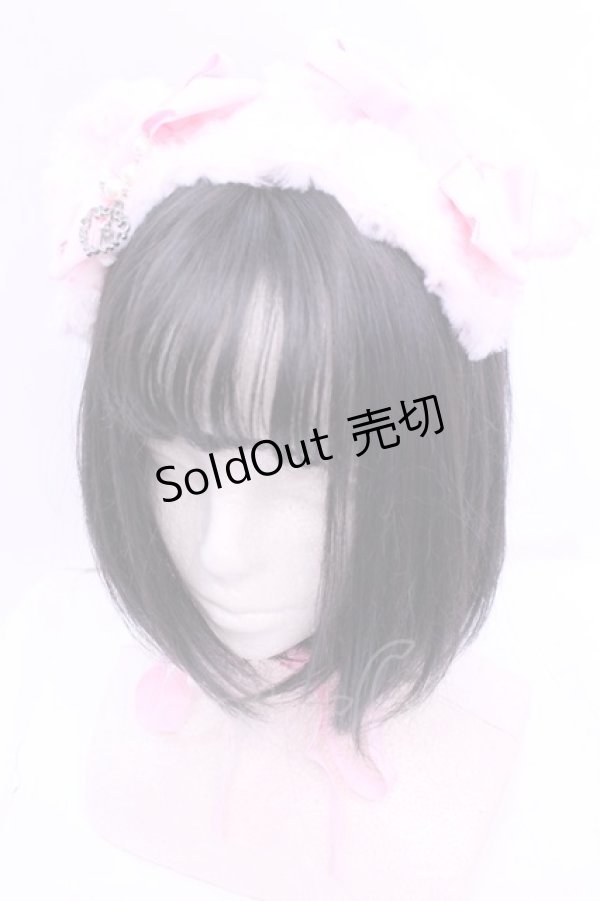 画像1: BABY,THE STARS SHINE BRIGHT / くみゃちゃんミシェルヘッドドレス  ピンク O-25-12-25-1013-BA-AC-IG-OS (1)