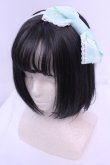 画像1: BABY,THE STARS SHINE BRIGHT / ローズレースグログランリボンカチューシャ  ミント O-25-12-25-1016-BA-AC-IG-OS (1)