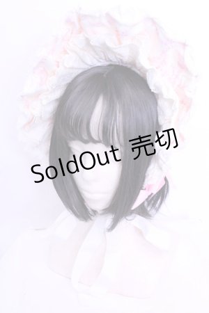 画像: BABY,THE STARS SHINE BRIGHT / サーカス柄ボンネット  オフシロ×ピンク O-25-12-25-1018-BA-AC-IG-OS