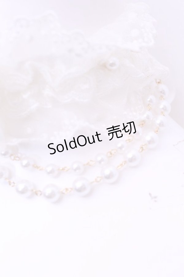 画像3: Angelic Pretty / スカラップハートプリンセスチョーカー  シロ O-25-12-25-1019-AP-AC-IG-OS (3)