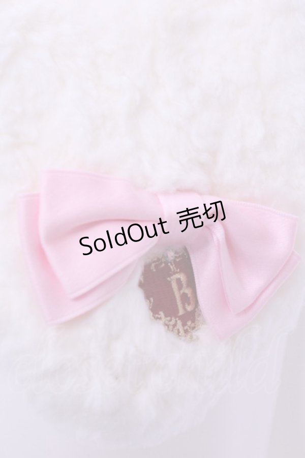 画像3: BABY,THE STARS SHINE BRIGHT / うさくみゃマフラー  シロ×ピンク O-25-12-25-1020-BA-BG-IG-OS (3)