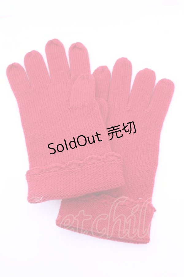 画像2: BABY,THE STARS SHINE BRIGHT / /プードルワッペン付き手袋  アカ O-25-12-25-1025-BA-ZA-IG-OS (2)