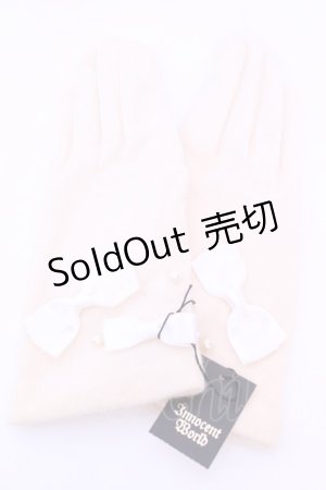 画像: Innocent World / パールリボン手袋  アイボリー O-25-12-25-1026-IW-ZA-IG-OS