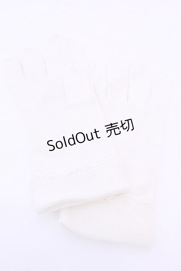 画像2: BABY,THE STARS SHINE BRIGHT / /プードルワッペン付き手袋  オフシロ O-25-12-25-1028-BA-ZA-IG-OS (2)