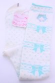 画像1: Angelic Pretty / ハートチャーム刺繍はしごレースハイソックス  シロ×ミント O-25-12-25-1029-AP-ZA-IG-OS (1)