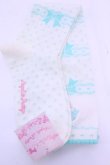 画像2: Angelic Pretty / ハートチャーム刺繍はしごレースハイソックス  シロ×ミント O-25-12-25-1029-AP-ZA-IG-OS (2)