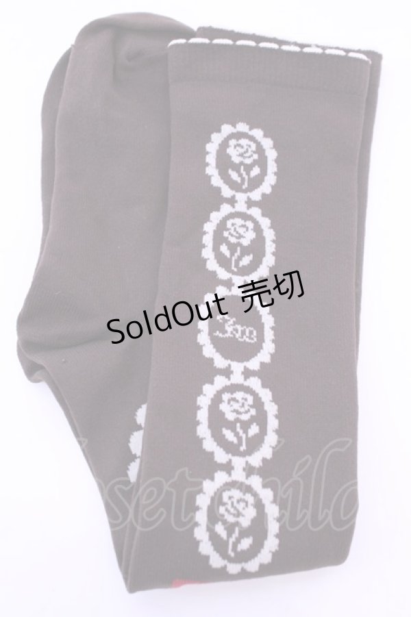 画像1: Innocent World / スイーツテディベアハイソックス  ブラウン O-25-12-25-1033-IW-ZA-IG-OS (1)