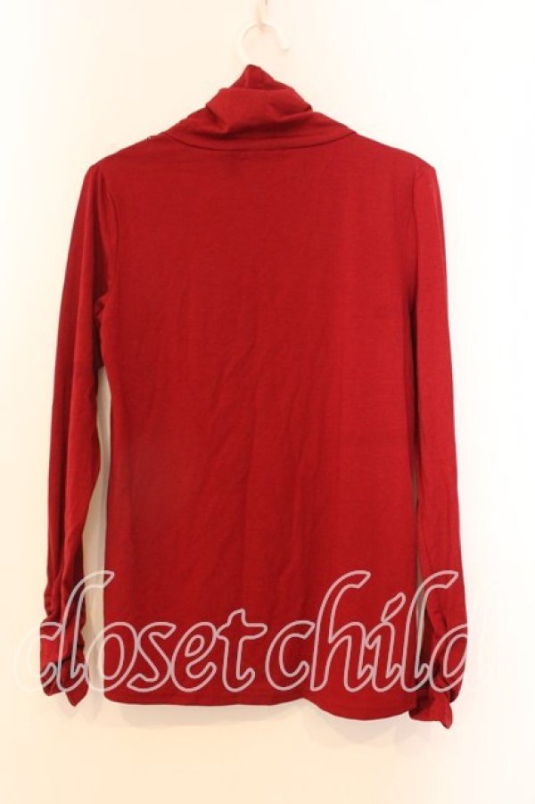 画像2: axes femme / 胸元ビジュータートル M アカ O-25-12-25-010-AX-TO-IG-OS (2)