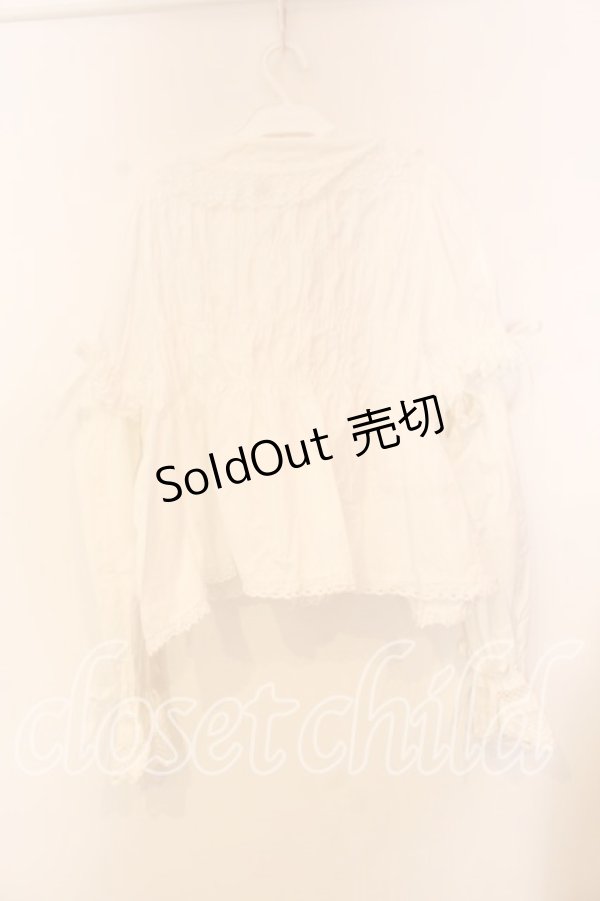 画像4: BABY,THE STARS SHINE BRIGHT / ベビードールロング ブラウス【お直しあり】  シロ O-25-12-25-069-BA-BL-IG-OS (4)