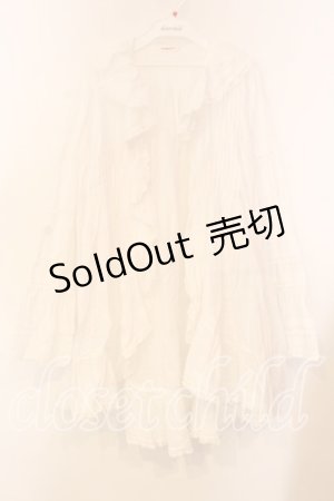 画像: WONDERFUL WORLD / タックオーバーブラウス【お直しあり】  シロ O-25-12-25-072-LO-TO-IG-OS