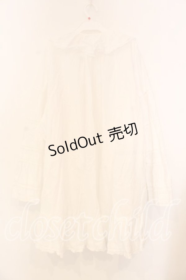 画像3: WONDERFUL WORLD / タックオーバーブラウス【お直しあり】  シロ O-25-12-25-072-LO-TO-IG-OS (3)