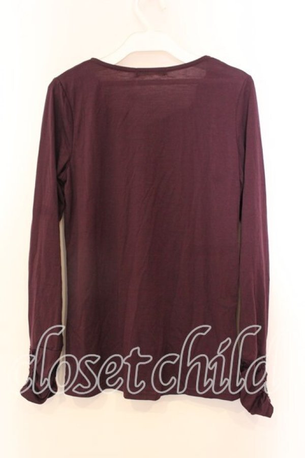 画像2: axes femme / パール使いインナープルオーバー M パープル O-25-12-25-018-AX-TO-IG-OS (2)