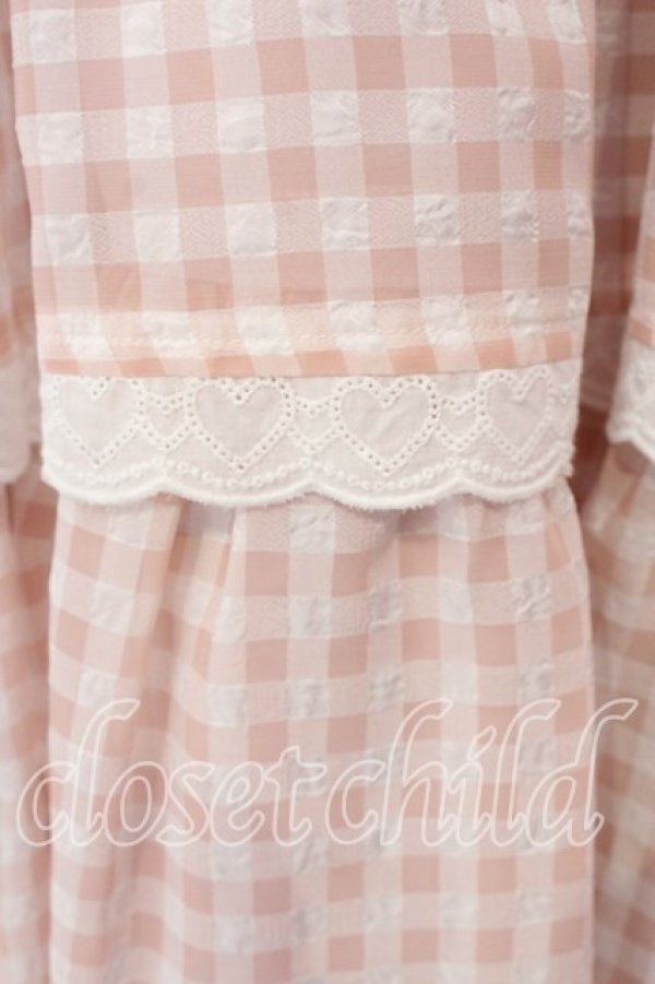 画像3: meiify memory / LOVE for Ginghamろりーたワンピース M ピンク O-25-12-25-022-0-OP-IG-OS (3)