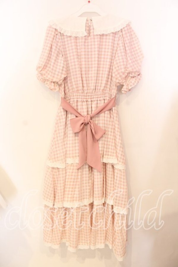 画像5: meiify memory / LOVE for Ginghamろりーたワンピース M ピンク O-25-12-25-022-0-OP-IG-OS (5)