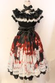 画像1: Triple fortune / ブラッディローズワンピース  ブラック O-25-12-25-024-EL-OP-IG-OS (1)