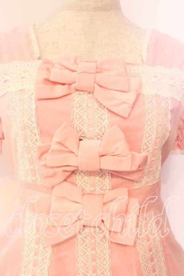 画像2: BABY,THE STARS SHINE BRIGHT / 別珍ワンピース（2006）  ピンク O-25-12-25-025-BA-OP-IG-OS (2)