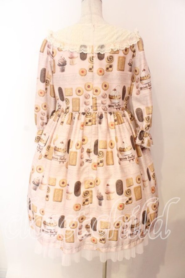 画像4: Melody BasKet / Basのお菓子屋さんヨークワンピース  ピンク O-25-12-25-030-LO-OP-IG-OS (4)