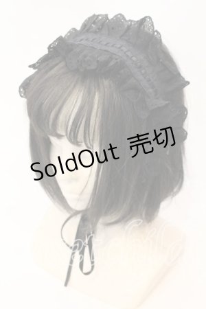 画像: melonDOLL / ヘッドドレス  クロ O-25-12-26-001-LO-AC-IG-OS