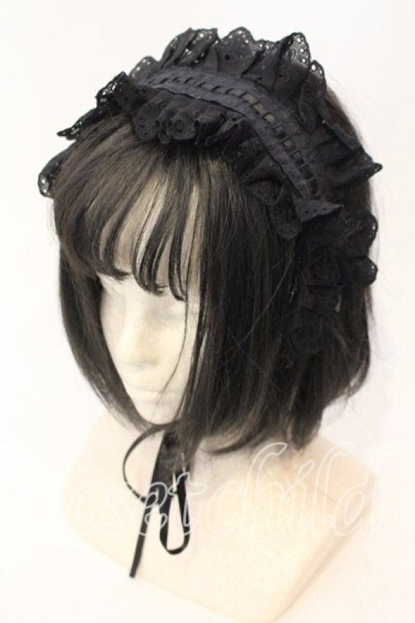 画像1: melonDOLL / ヘッドドレス  クロ O-25-12-26-001-LO-AC-IG-OS (1)