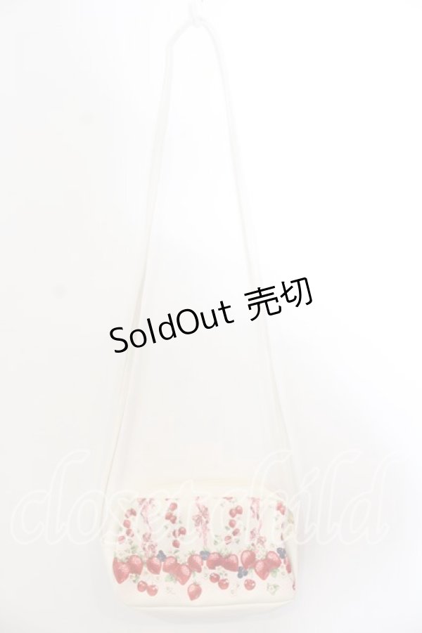 画像4: BABY,THE STARS SHINE BRIGHT / いちご柄ポシェット  オフ O-25-12-26-003-BA-BG-IG-OS (4)