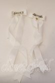画像2: LOTUS ribbon / ツインテールリボンバレッタ  シロ×ハートチャーム O-25-12-26-059-EL-ZA-IG-OS (2)