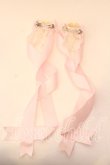 画像2: LOTUS ribbon / ツインテールリボンバレッタ  ピンク ウサギクッキー ジャボ O-25-12-26-065-EL-ZA-IG-OS (2)