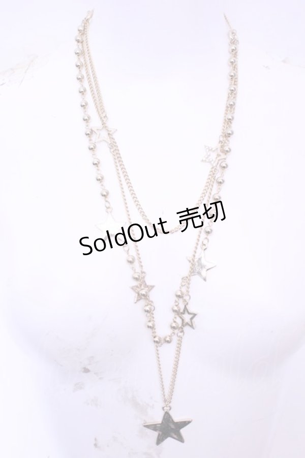 画像1: PEACE NOW / スター連ネックレス  ゴールド O-25-12-26-1005-PU-AC-IG-OS (1)
