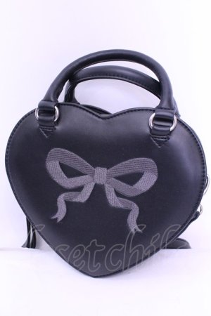 画像: LOLITAその他 / 皆方由衣コラボハートSLDバッグ  クロ O-25-12-26-1044-LO-BG-OW-OS