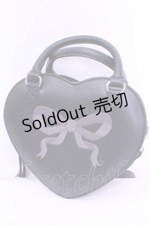 画像: LOLITAその他 / 皆方由衣コラボハートSLDバッグ  クロ O-25-12-26-1044-LO-BG-OW-ZT346