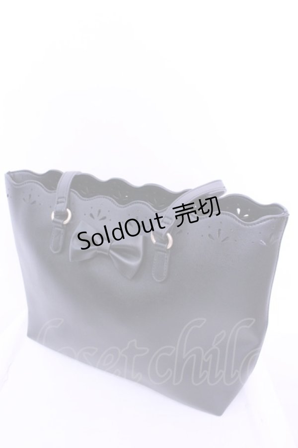 画像1: m petit by misako / サンリキャラクターズコラボトートバッグ  クロ O-25-12-26-1047-LO-BG-OW-ZT335 (1)