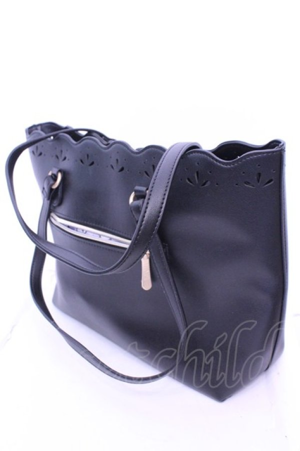 画像2: m petit by misako / サンリキャラクターズコラボトートバッグ  クロ O-25-12-26-1047-LO-BG-OW-OS (2)