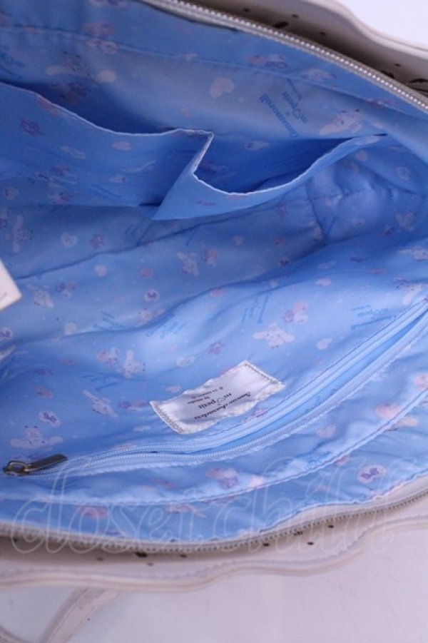 画像3: m petit by misako / サンリキャラクターズコラボトートバッグ  シナモン（オフシロ） O-25-12-26-1049-LO-BG-OW-OS (3)