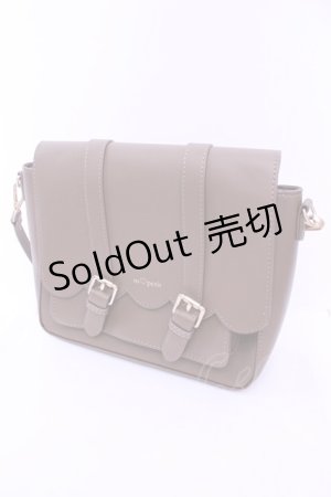 画像: m petit by misako / スカラップショルダーバッグ  ブラウン O-25-12-26-1053-LO-BG-OW-ZT346