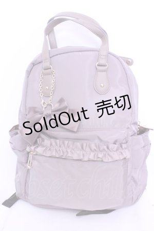 画像: m petit by misako / AMリボンチャームツキリュック  ピンクベージュ O-25-12-26-1057-LO-BG-OW-OS