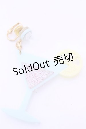 画像: MILK / カクテルイヤリング  ミントブルー O-25-12-26-1060-ML-AC-OW-ZT434-F002