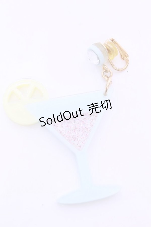 画像2: MILK / カクテルイヤリング  ミントブルー O-25-12-26-1060-ML-AC-OW-ZT434-F002 (2)