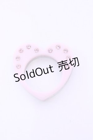 画像: MILK / ダブルフェイスハートリング 13号 ピンク×シルバー O-25-12-26-1061-ML-AC-OW-OS