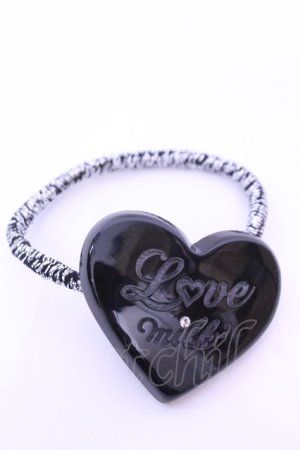 画像: MILK / Love ヘアゴム  クロ O-25-12-26-1063-ML-AC-OW-OS