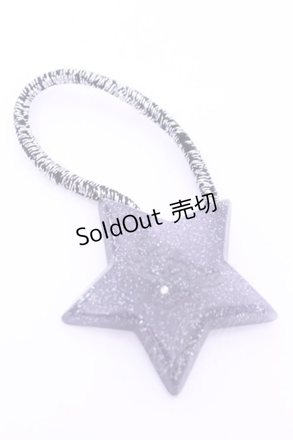 画像1: MILK / スターヘアゴム  クロ O-25-12-26-1065-ML-AC-OW-ZT434-F002 (1)