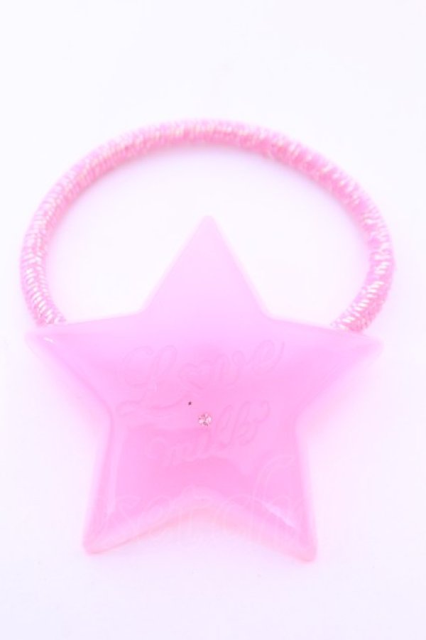 画像1: MILK / スターヘアゴム  ピンク O-25-12-26-1066-ML-AC-OW-OS (1)