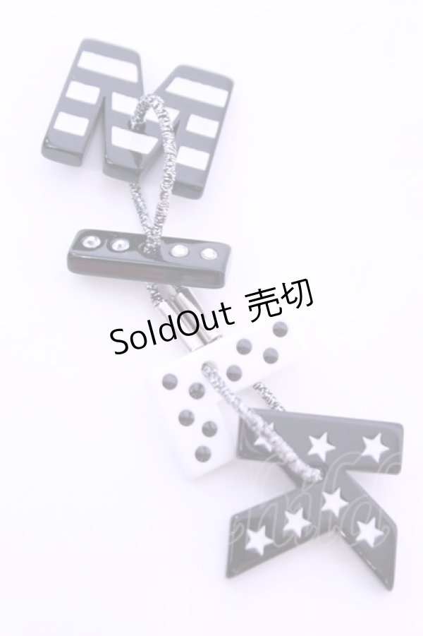 画像1: MILK / ロゴヘアゴム  クロ O-25-12-26-1067-ML-AC-OW-ZT0110C (1)