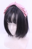 画像1: m petit by misako / NINA'sコラボ AM*NIリボンカチューシャ  ピンク O-25-12-26-1008-LO-AC-OW-OS (1)