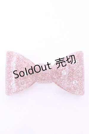 画像: Emily Temple cute / ドットリボンバレッタ  ラメピンク O-25-12-26-1074-ET-TO-OW-OS