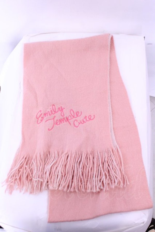 画像1: Emily Temple cute / マフラー  ピンク O-25-12-26-1077-ET-ZA-OW-OS (1)