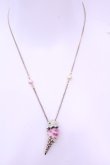 画像2: MILK / アイスクリームネックレス  ピンク×ミントブルー O-25-12-26-1078-ML-AC-OW-OS (2)
